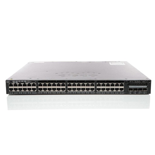 [WS-C3650-48FD-L] Cisco Catalyst 3650 Standalone with Optional Stacking 48 10/100/1000 Ethernet PoE+ and 2x10G Uplink ports, with one 1025WAC power supply, 1 RU, LAN Base feature set