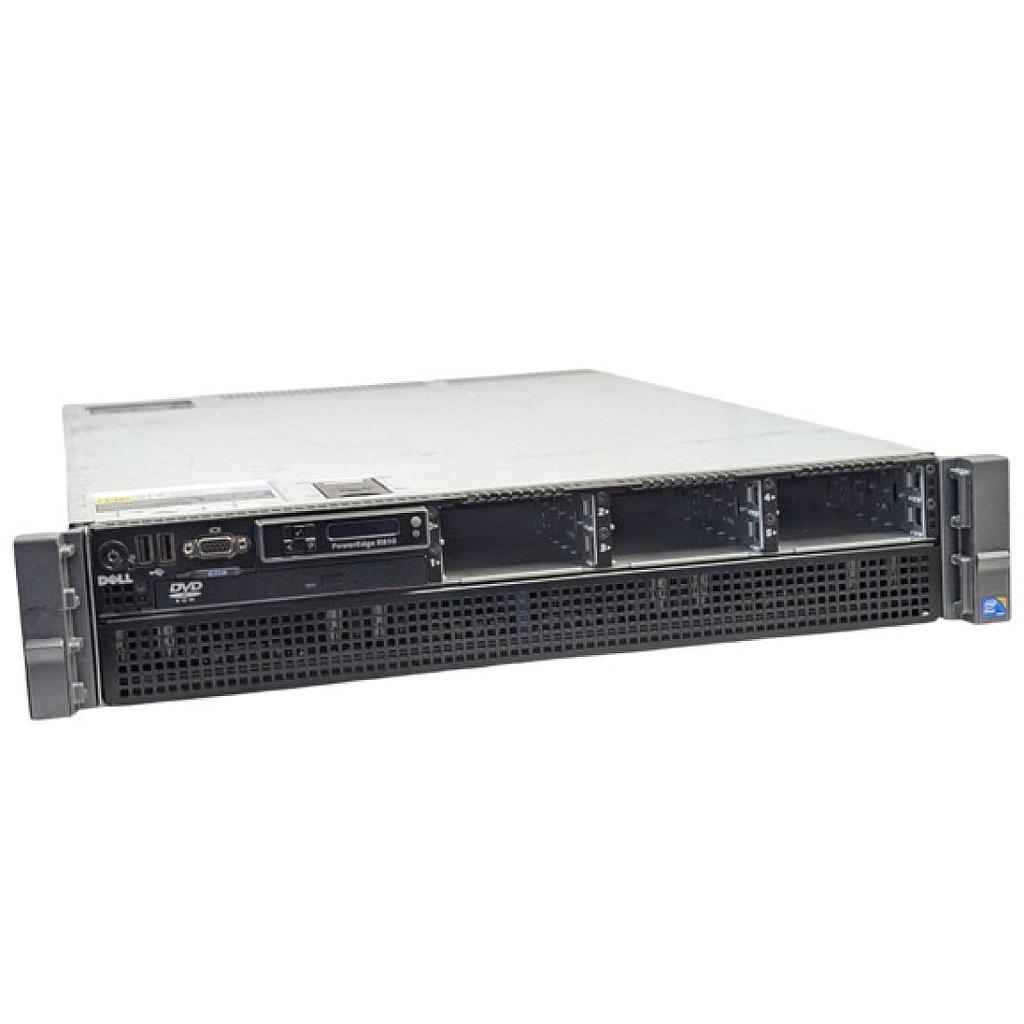 Dell PowerEdge R810, 6 SFF Drive Bays, CTO 2U; PERC H700 512MB NV Cache; Broadcom 5709c 4x1GbE NIC; iDRAC-6
