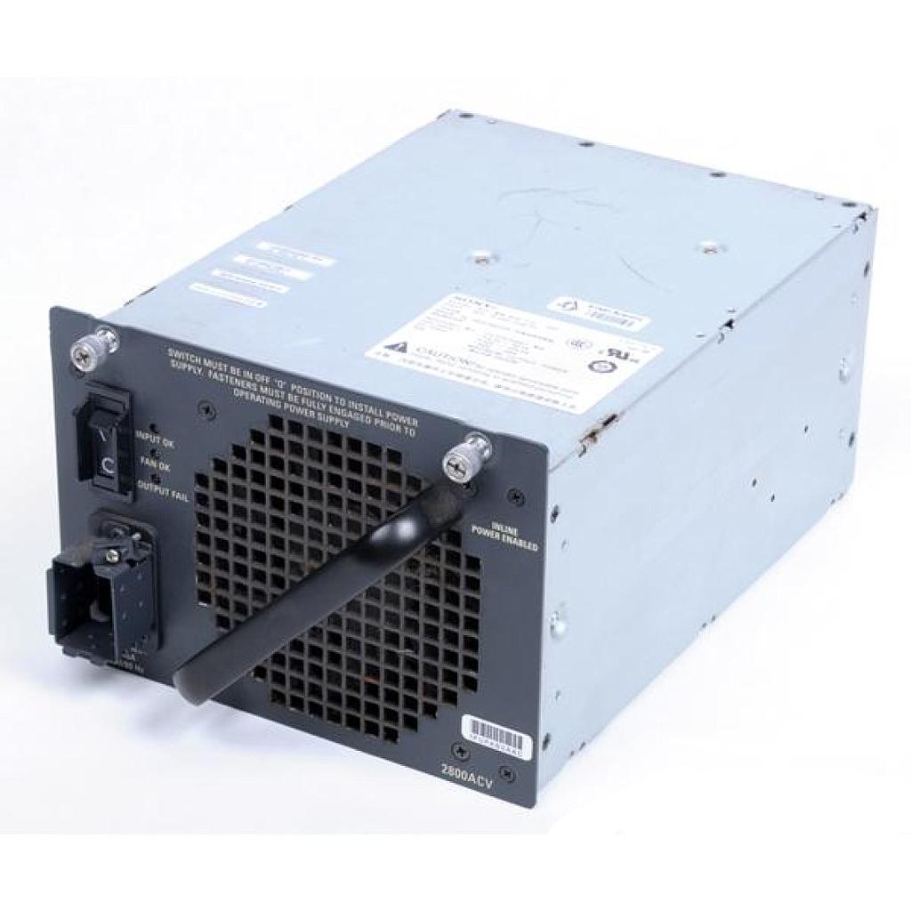 Cisco 2800W AC power supply (with integrated PoE) for Catalyst 4500 Series