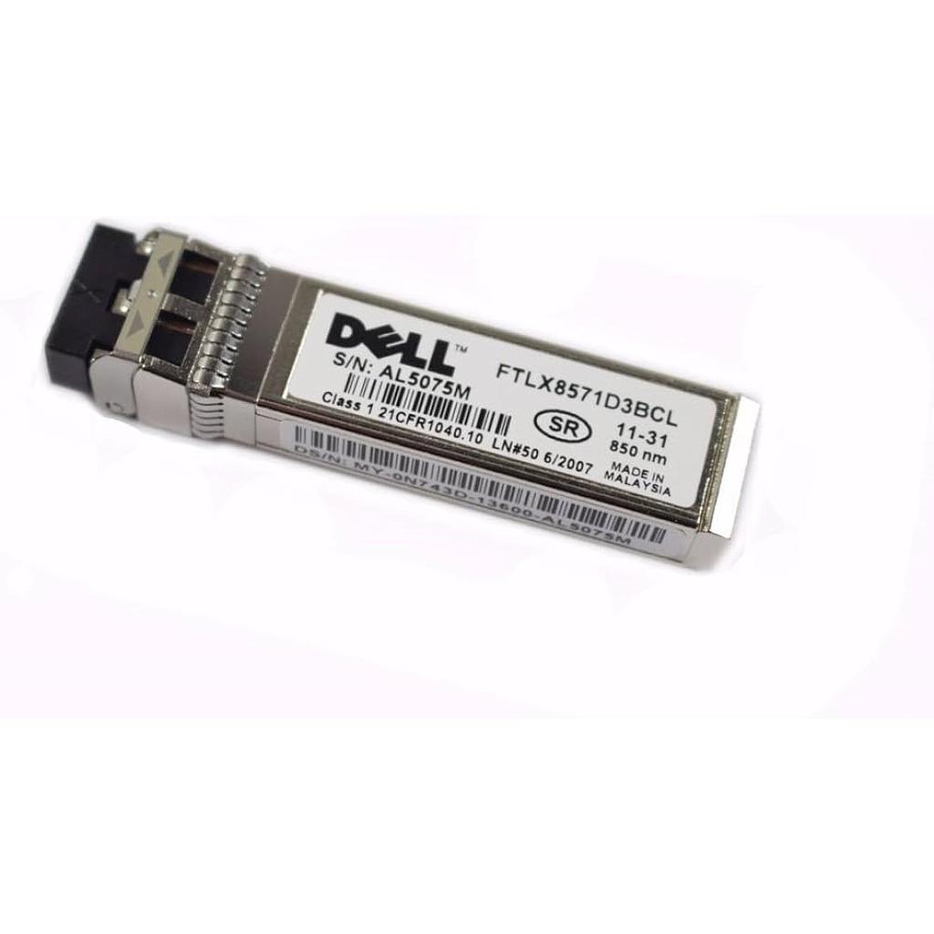 Dell 10GBase-SR SFP+ 850nm, 300m, MMF, LC Dúplex Connector, Transceiver Module