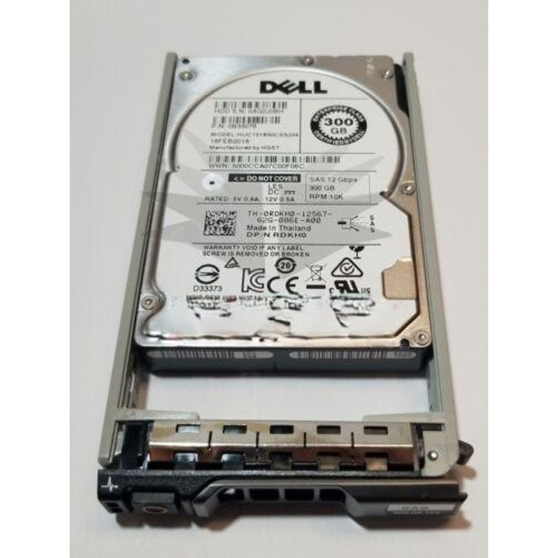 Dell 300GB 10K 2.5-inch SAS 12Gb/s HDD w/ caddy 