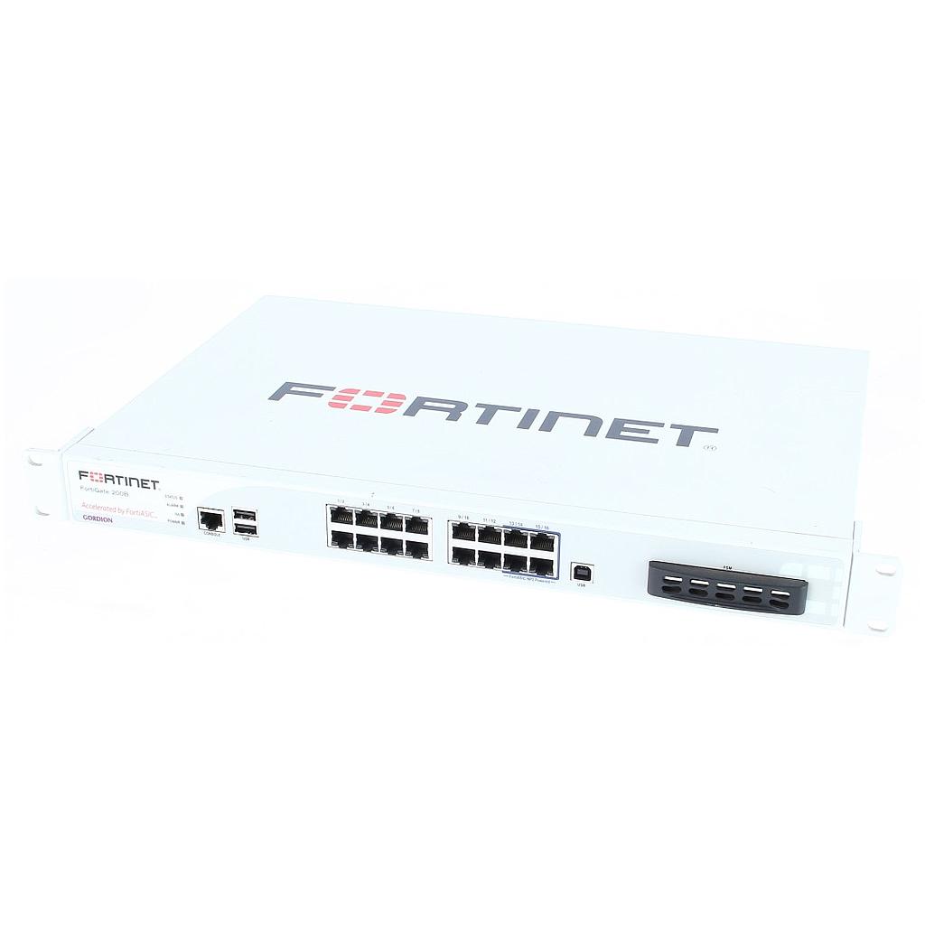 Fortinet FortiGate 200B 16-Port (4x 10/100/1000 FortiASIC NP2-Accelerated Interfaces) Firewall