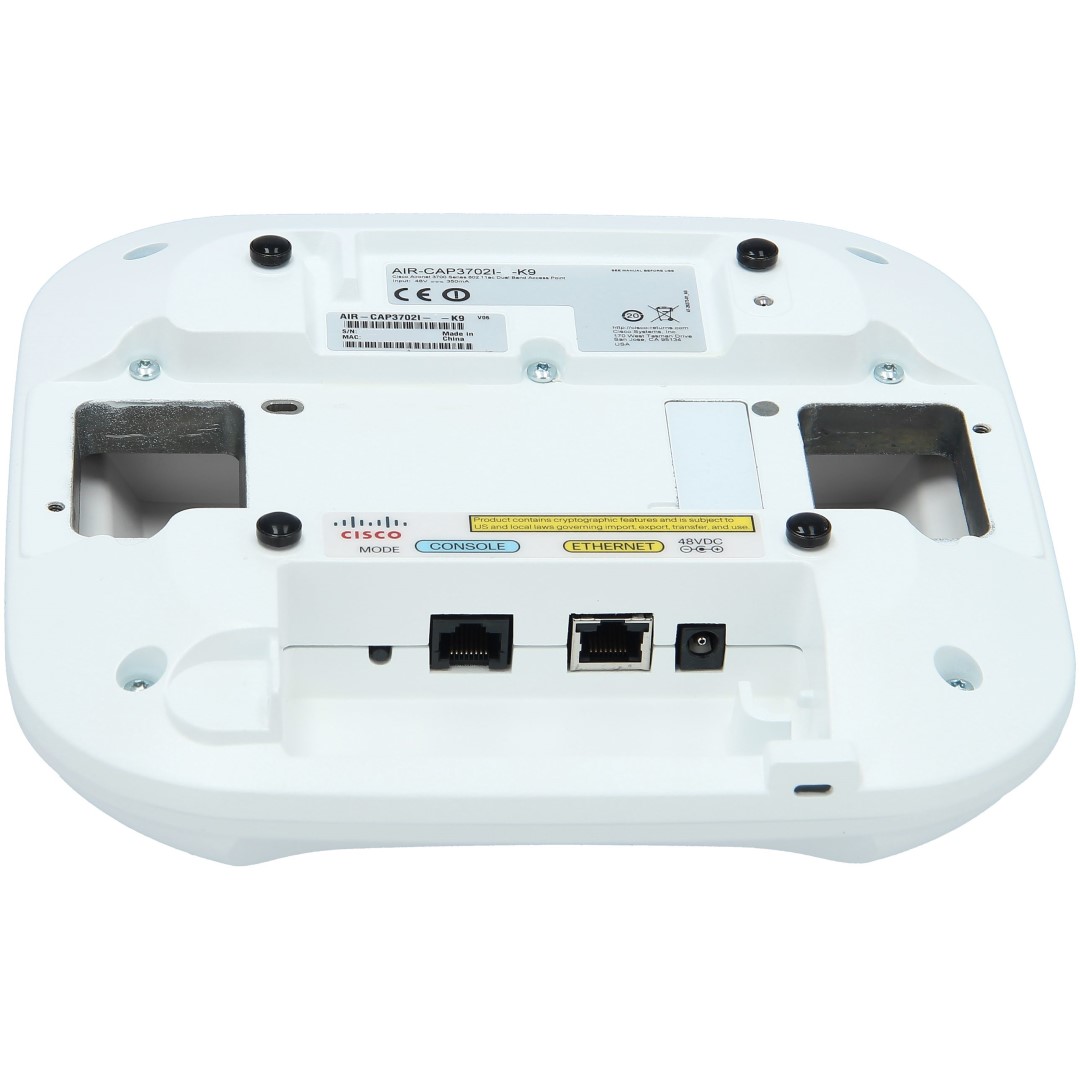 Cisco Aironet 3702I Access Point, Dual-band Controller-based, 802.11a/g/n/ac; Internal Antennas; A Regulatory Domain