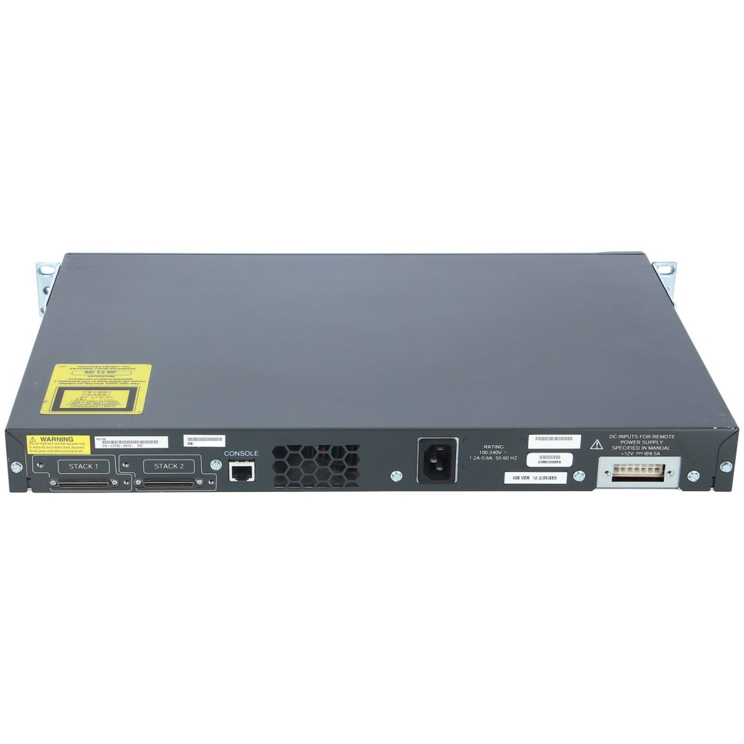 Cisco Catalyst 3750, 48 10/100 ports & 4 SFP-based Gigabit Ethernet, IP Services (Enhanced Multilayer Image)