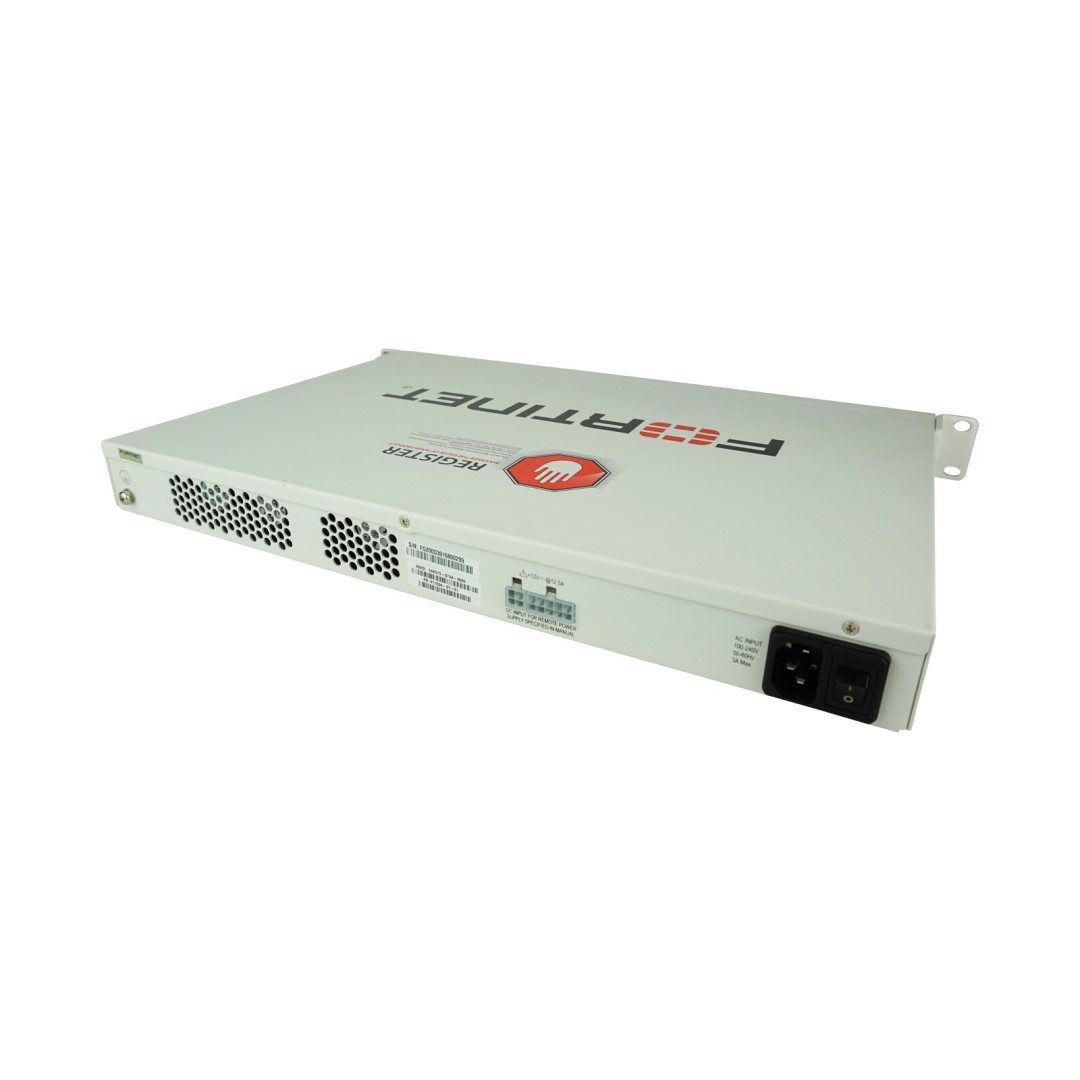 Fortinet FortiGate 200D 18x GE RJ45 (including 16x LAN ports, 2x WAN ports), 2x GE SFP DMZ ports, SPU NP4Lite and CP8 hardware accelerated, 64GB onboard SSD storage