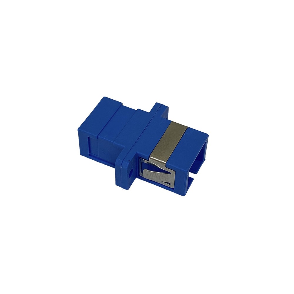 Adaptador F.O. hembra-hembra OS2 SM 9/125 µm SC simplex