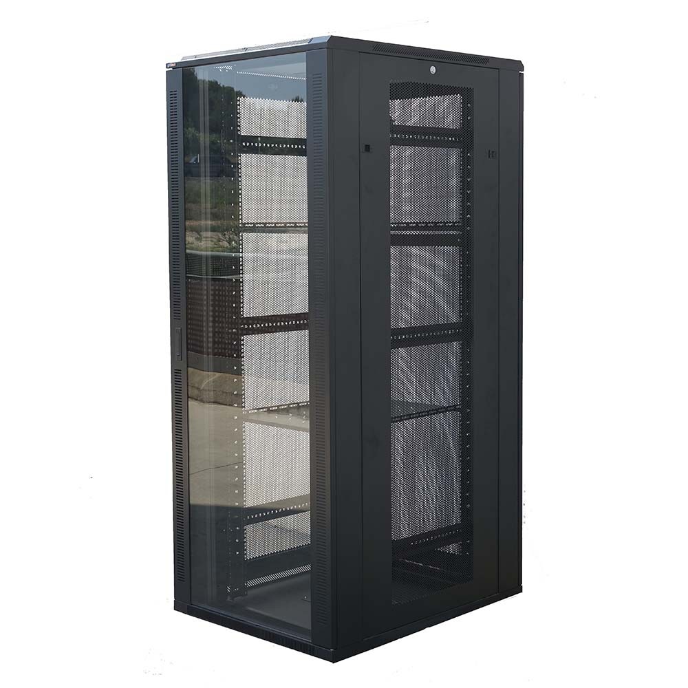 Armario Rack 19" Serie SERVIDORES 32U, fondo 1200 mm, desmontado, con accesorios