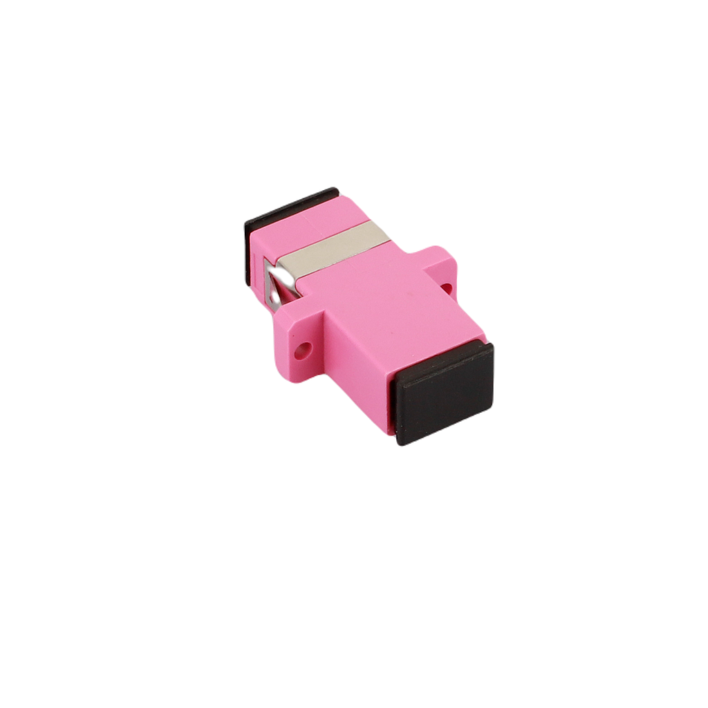 Adaptador F.O. hembra-hembra OM4 MM 50/125 µm SC simplex