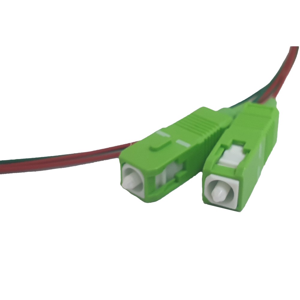 Pareja Pigtails F.O. FTTH SM 9-125 µm SC-APC / SC-APC
