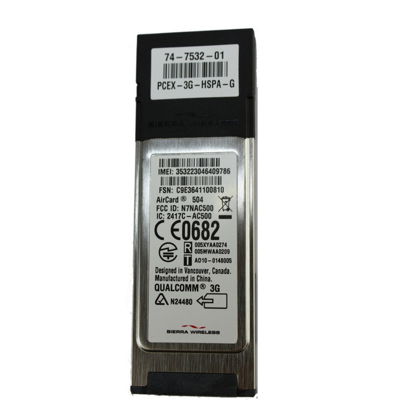Cisco 3G Wireless WAN PC Express card supporting GPRS/EDGE/UMTS/HSPA - Global SKU,excluding US (including Canada)