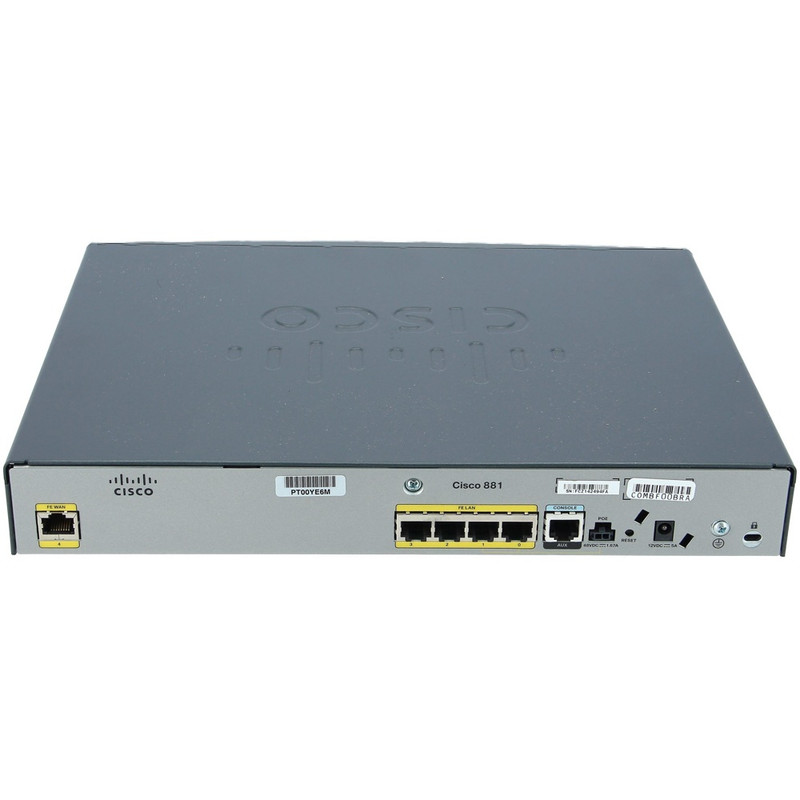 Cisco 886VA ISR router with VDSL2/ADSL2+ over ISDN