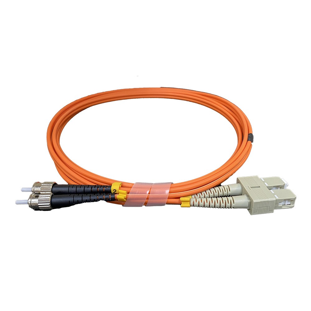 Latiguillo F.O. duplex, OM2 MM 50/125 μm ST-UPC / SC-UPC