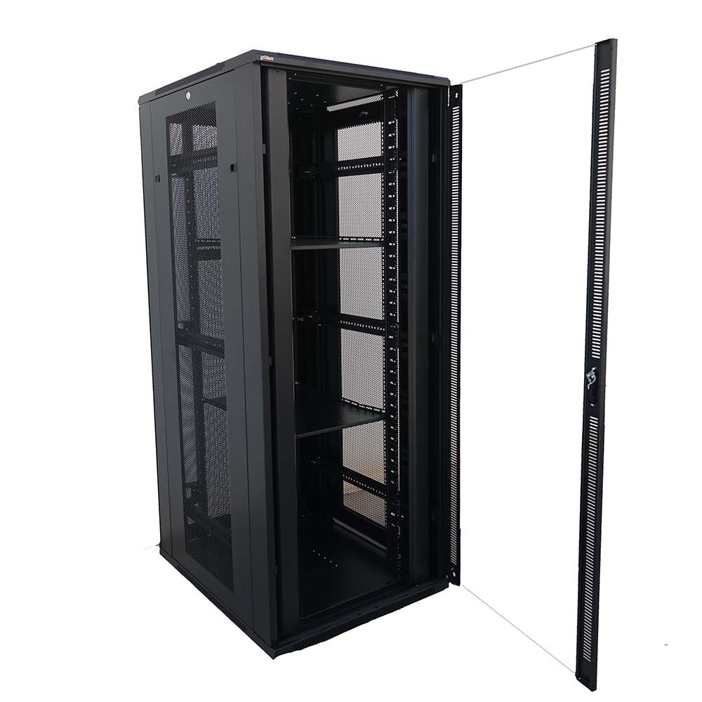 Armario Rack 19" Serie SERVIDORES 32U, fondo 1200 mm, desmontado, con accesorios