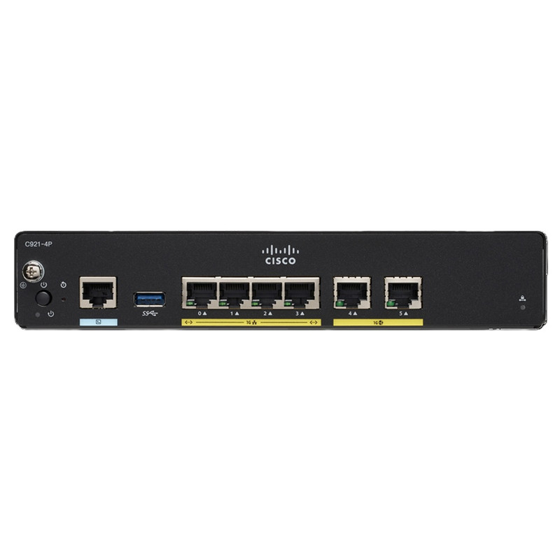 Cisco 926 ISR Gigabit Ethernet security router with VDSL/ADSL2+ Annex B/J