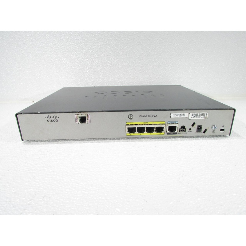 Cisco 887VA ISR router with VDSL2/ADSL2+ over POTS with 802.11n ETSI Compliant
