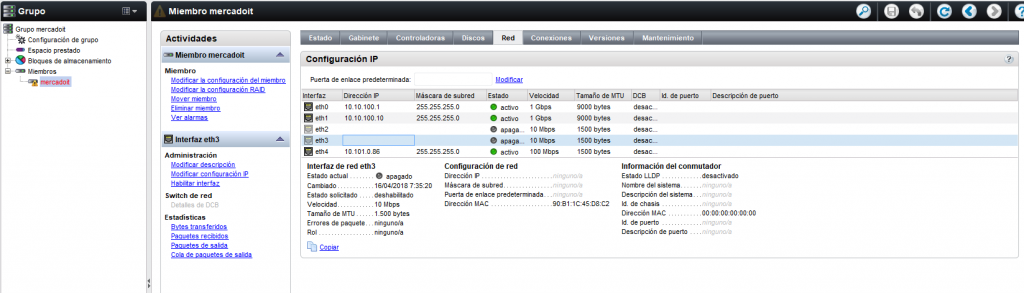 Dell EqualLogic PS6100E Pruebas1