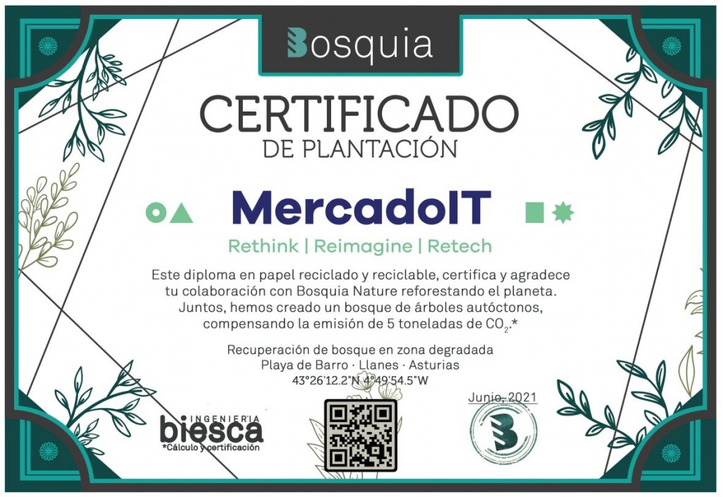 Certificado Bosquia